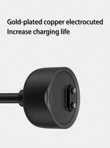1 pieza Cable de carga y adaptador de carga compatible con Mi Band 9/8/7/6/5, Mi Band 9 Pro, 8 Pro, Redmi Band 2, 3, Redmi Watch 5, 4