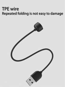 1 pieza Cable de carga y adaptador de carga compatible con Mi Band 9/8/7/6/5, Mi Band 9 Pro, 8 Pro, Redmi Band 2, 3, Redmi Watch 5, 4