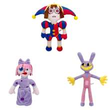 Kit 6 Peluches Circo Digital Muñeca Pomnis Conejo Jax Ragatha Caine Zooble Kinger Kaufmo Gangle Digital Circus Modelos - Ver 3