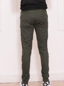 Men Jeans - xanh quân đội - Xem 4