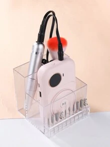 12pcs Plastic Press-On Nail Storage Box, Acrylic Nail Display Shelf, With 60pcs Double-Sided Adhesive Tape, Nail Salon Accessories,Nail Supplies,Nail Tools,Nail Art Tools,Back To School,Nails,Nail Tools For Press On NailsChristmas