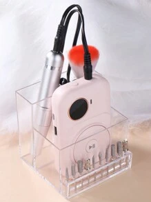 12pcs Plastic Press-On Nail Storage Box, Acrylic Nail Display Shelf, With 60pcs Double-Sided Adhesive Tape, Nail Salon Accessories,Nail Supplies,Nail Tools,Nail Art Tools,Back To School,Nails,Nail Tools For Press On NailsChristmas