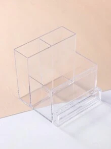 12pcs Plastic Press-On Nail Storage Box, Acrylic Nail Display Shelf, With 60pcs Double-Sided Adhesive Tape, Nail Salon Accessories,Nail Supplies,Nail Tools,Nail Art Tools,Back To School,Nails,Nail Tools For Press On NailsChristmas