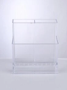 12pcs Plastic Press-On Nail Storage Box, Acrylic Nail Display Shelf, With 60pcs Double-Sided Adhesive Tape, Nail Salon Accessories,Nail Supplies,Nail Tools,Nail Art Tools,Back To School,Nails,Nail Tools For Press On NailsChristmas