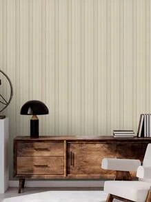 1pc 230cm/90.55in Light Brown 3d Grille Self-Adhesive Wall Sticker For Sofa/Living Room Background Wall Decoration, Stripe Foam Decal