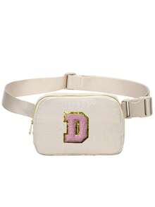 1 Miếng Chữ cái đầu tiên Patch Nhỏ bé Túi thắt lưng , Màu thuần Không giới tính Phong cách Có thể mang đi Túi Fanny Ngoài trời , Nhẹ , Thương vụ Hàng ngày Túi đeo lưng Du lịch Tối giản Đối với Cô gái tuổi teen NỮ Cao đẳng Sinh viên , & Cổ cồn trắng Công nhân
工人 Hoàn hảo Cho văn phòng , Cao đẳng , Làm việc , Commute , Ngoài trời , Du lịch , Qủa tặng Cho cô ấy ( Lá thư A~Z ) - Màu be - Xem 6