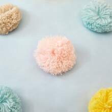 Multicolor Ball Fringe Decorative Fashion Pillowcase - Blue - View 4