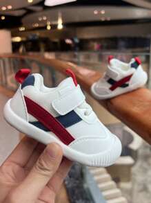 1 đôi Không giới tính Em bé Lưới thoáng khí Giày thể thao Đáy mềm Học tập Giày đi bộ , Thích hợp Đối với Bốn , Đúng mốt Toàn trận Thời gian rảnh rỗi Giày dép - Đỏ - Xem 2