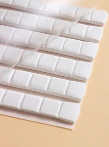 48片装白色美甲胶水，适用于美甲粘土、可重复使用的粘性凝胶，可用于练习、展示、假指甲贴片等美甲工具，以及磁性美甲贴片（不含支架）。产品类别：美甲用品、美甲工具、美甲艺术工具、返校季、美甲、美甲工具（适用于按压式美甲贴片）。 - 白色 - 查看 7