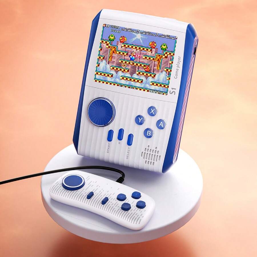 Consola De Juegos Portátil S1, Pantalla A Color De 3.0 Pulgadas, Reproductor De Juegos Retro De Arcade