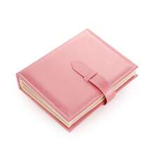 1pc Book-Shaped Jewelry Organizer With 42 Pairs Earrings Storage Capacity, Suitable For Home, Travel & Christmas/Valentine'S Day Gifts - Book Jewelry Storage Book - View 4