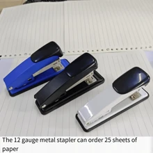 Grapadora Y Grapas - Negro - Ver 3