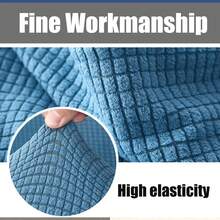 Soft Stylish Sofa Covers, Universal Super Stretch Sofa Cover With Spandex Elastic Bottom, Washable Furniture Protector - 彩色 - 查看 5