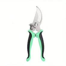 1pc Garden Pruning Shears, Stainless Steel Fruit Tree Pruner, Multifunctional Branches Scissor, Anti-Slip, Labor-Saving, Hand-Held Trimmer, Horticultural Tools,Garden Tools, Gardening Tools For Garden - Green - View 4
