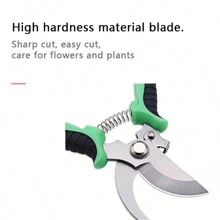 1pc Garden Pruning Shears, Stainless Steel Fruit Tree Pruner, Multifunctional Branches Scissor, Anti-Slip, Labor-Saving, Hand-Held Trimmer, Horticultural Tools,Garden Tools, Gardening Tools For Garden - Green - View 5