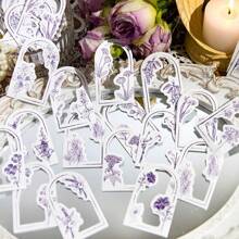 1 件裝 30 件復古風格日記貼紙、diy 裝飾材料貼紙、剪貼簿創意用品、手機/電腦/筆記型電腦美學配件（隨機 4 款） - 紅木色 - 查看 9