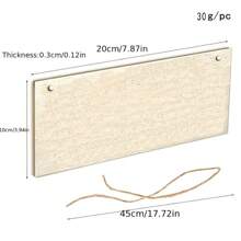 經文標誌牆壁裝飾詩篇木製標誌鄉村牆壁藝術家居裝飾精緻風格 - 彩色 - 查看 3