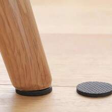 30入組1.06吋家具貼墊,自黏膠貼家具貼墊,可切割羊毛毡椅腳貼墊,家具腳椅腿防刮花地墊,適用於硬木地板的家具羊毛墊,黑色 - 黑色 - 查看 2