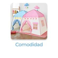 Casa de Campaña para Niñas, Castillo Princesa, Casitas Grandes Carpa Infantiles, Juguete Interior y Exteriores Tienda de Jardin para niños, Tiendas de Campaña de Princesas para niñas 130 x 130 x 100cm, regalos para Navidad, cumpleaños, vacaciones - Rosa - Ver 6