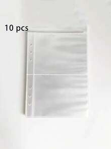 Libreta De Anillas Coreana De Estilo A5 Y Cubierta Transparente Congelada - transparente - Ver 6