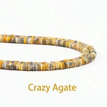 50顆7*2mm多色水晶玛瑙珠子,diy珠鏈、耳環、手鍊等珠寶製作配件