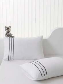 Capa De Edredom Duvet Queen Com Fronhas Roupa De Cama 2,40 x 2,60 Bordada Bordado Travesseiro