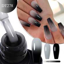 12Pcs Thermal Gel Nail Polish Set Winter Color Temperature Color-Changing Semi Permanent Varnishes Soak Off UV LED Long Lasting Nail Art Gel Kit Nails - 彩色 - 查看 10