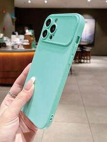 1入組淺藍色手機殼,大相機切口和精確邊緣和角落緩衝墊,適用於蘋果/三星/小米/oppo/vivo/ Tecno - 淡青色 - 查看 4