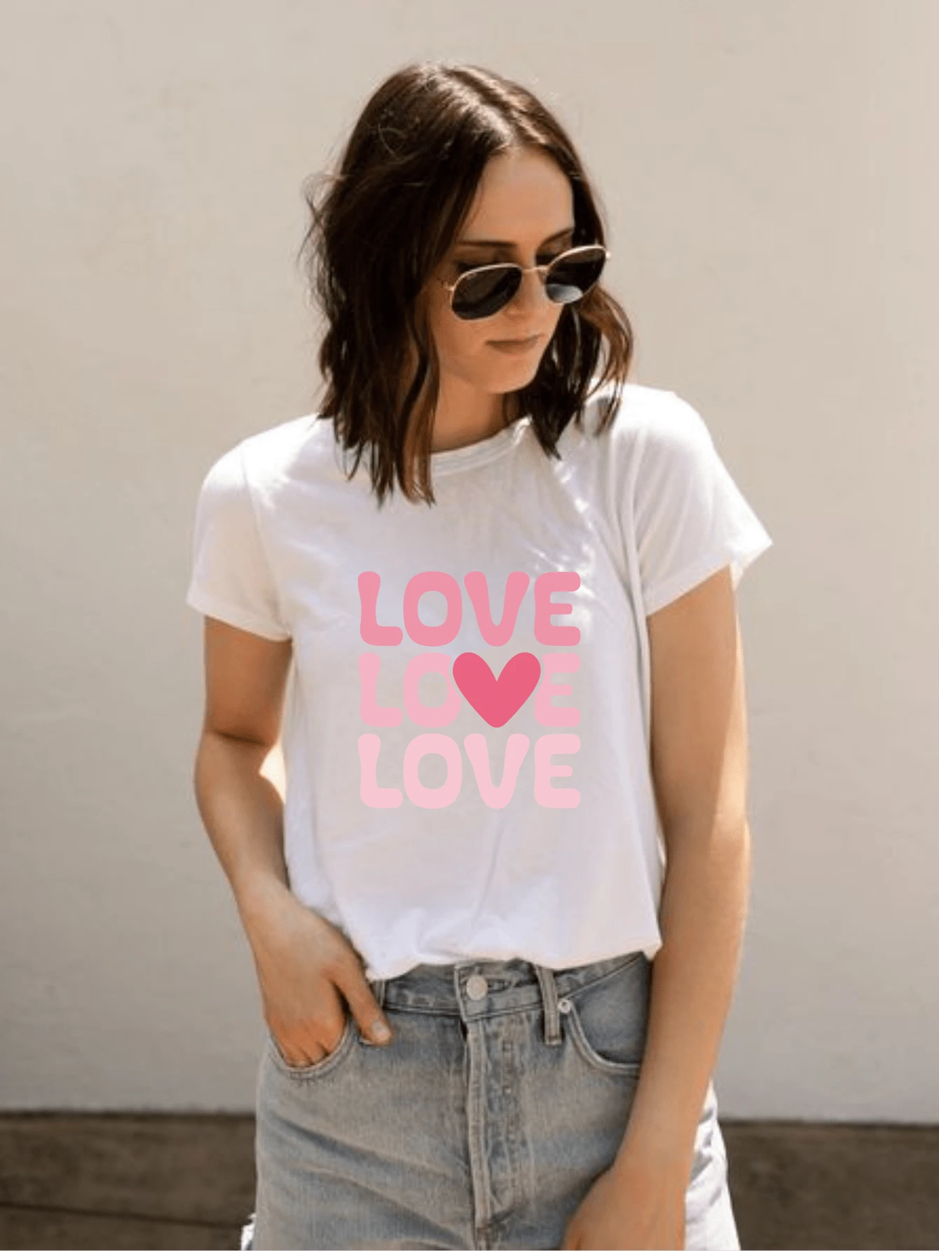 Women T-Shirts - 白色 - 查看 1