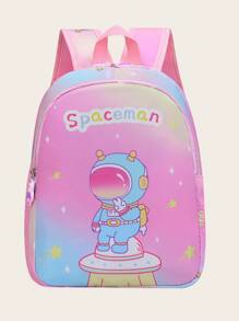 Màu sắc thay đổi dần Phim hoạt hình đáng yêu Thiết kế phi hành gia Trẻ em Ba lô - Nhiều màu - Xem 2