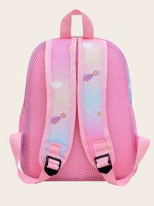 Màu sắc thay đổi dần Phim hoạt hình đáng yêu Thiết kế phi hành gia Trẻ em Ba lô - Nhiều màu - Xem 3