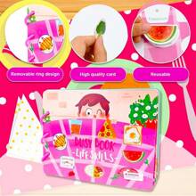 摩爾門教育學習書,適合1-6歲幼兒,學前教育玩具靜音書,適合3到5歲男孩女孩,兒童感官玩具,活動益智學習玩具 - 生活類 - 查看 6