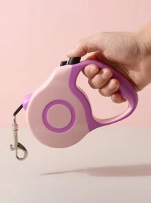 1pc Automatic Retractable Pet Leash, 3m/5m, Multiple Colors Available, Random Handle Color