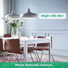 6入組a60 9w Led燈泡,明亮6000k冷白色,b22非調光插座,900流明強光,牢固塑料包覆鋁殼,適用於一般家庭照明 - 白色 - 查看 7