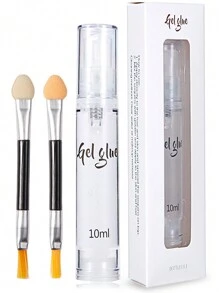 11pcs/Set (8 Colors Glitter Gel + 1 Gel Pen + 2 Brushes) Holographic Body Glitter Gel - 8 Colors, For Women's No-Glue Shiny Makeup, Large Mermaid Sequins Makeup, For Face, Hair, Eyes, Great For Festivals, Parties And Makeup Play Accessories.