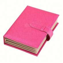 1pc Book-Shaped Jewelry Organizer With 42 Pairs Earrings Storage Capacity, Suitable For Home, Travel & Christmas/Valentine'S Day Gifts - Book Jewelry Storage Book - View 2