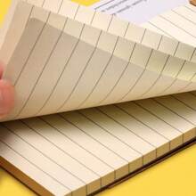 4入組復古風格pu皮革封面筆記本,每個包括一個待辦事項本,一個行線本,一個空白本和一個方格本,14*75,50頁,適合筆記和計劃 - 咖啡棕 - 查看 6