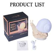 Wn1089 Conch Snail Night Light Creative Night Light New Private Model Ornament Decorative Lamp Children'S Gift Desktop Night Light - Multicolor - View 4