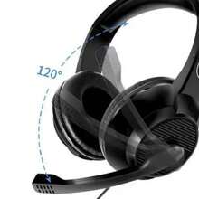 Headset Gamer GM-001 Wired Com Microfone Entrada P2 - Preto - Visão 4