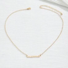 新款時尚百搭四葉草母親節吊飾項鍊 - 金色 - 查看 6