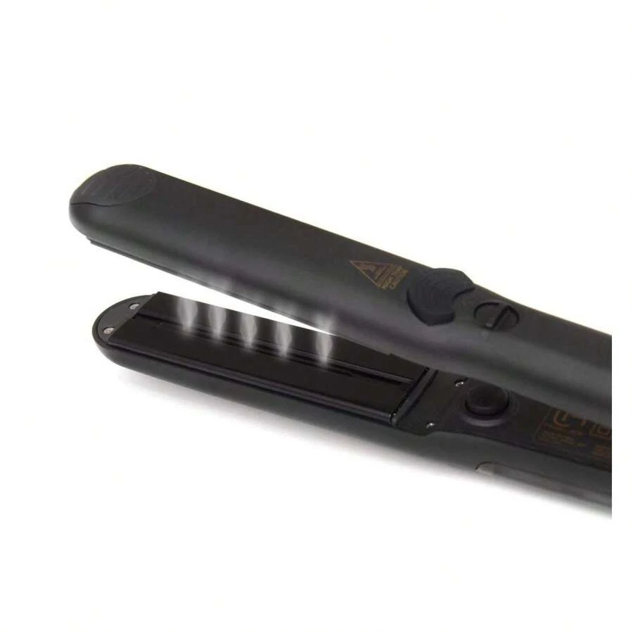 YONGSTYLE Professional Steam Hair Straightener - 2-In-1 Flat Iron Steamer - Silk Press Results - Works On Thick Coarse Hair | Home & Salon Use | Ceramic Tourmaline Plates - Steam And Temp Control - Nhiều màu - Xem 1