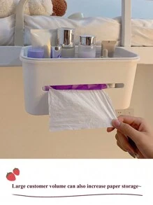 1 件學生床頭籃、宿舍手機收納架、小掛架、上/下舖收納籃 - 白色 - 查看 6