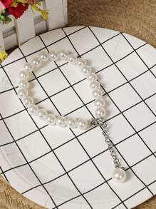 Pearl Chain Buckle Strap, Applicable For Women's Shoes, Sandals, Clothes, Bags, And Accessories