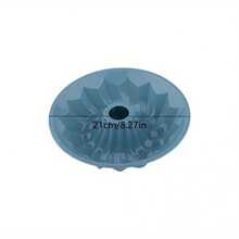 1pc 8-Inch Mushroom Shaped Silicone Cake Mold, Ideal For Birthday Cake, Steamed Rice Cake, Baked Cake, Easy To Demould And Bake - Light Grey - View 5