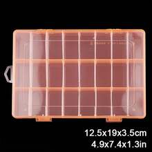 簡約透明白色可拆式配件、珠子、等收納盒 - 1個 - 查看 23