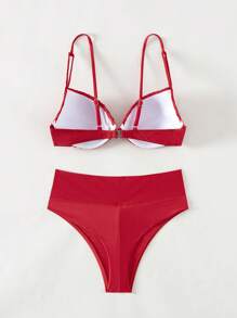 Women Bikini Sets - Đỏ - Xem 3