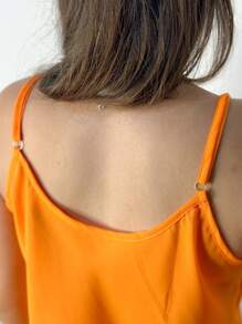Women Blouses - 橘色 - 查看 4