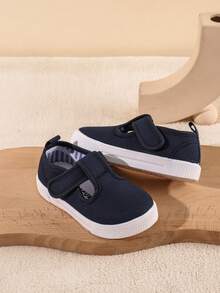 GENGASUN Toddler Girls T-Strap Canvas Sneakers For Little Kids Classic Shoes - Navy Blue - View 7