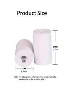 White Non-Sticky Printer Paper For Mini Printer - White - View 7