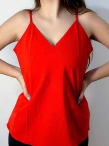 Women Blouses - Red - View 3